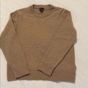 Crewcuts Boys size L 10/11 camel cashmere sweater